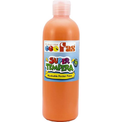 FAS Paint Super Tempera Orange Mid 500ml