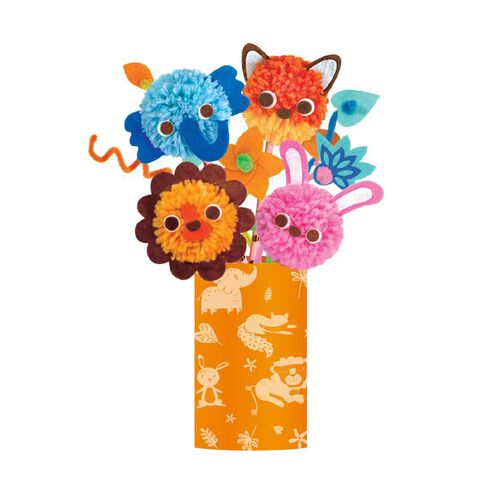 Avenir Pom Pom Animal Bouquet