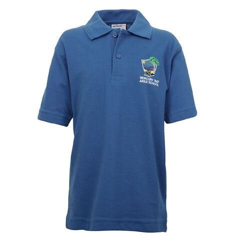 Schooltex Mercury Bay Area School Short Sleeve Polo with Embroidery
