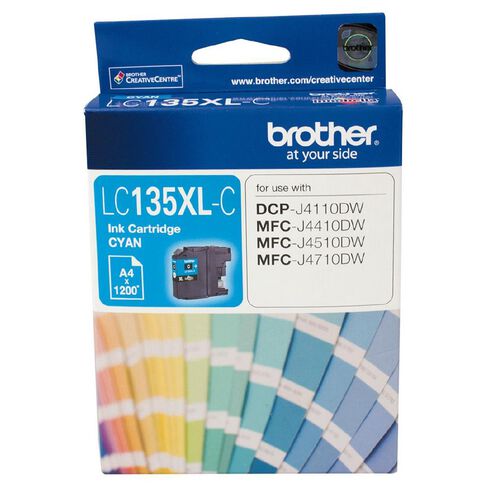 Brother Ink LC135XL Cyan (1200 Pages)