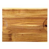 Living & Co Kitchen Block with Drainage Groove 40 x 30 x 3.5cm Natural