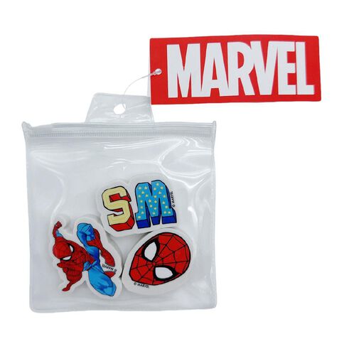Spider-Man Erasers 3 Pack