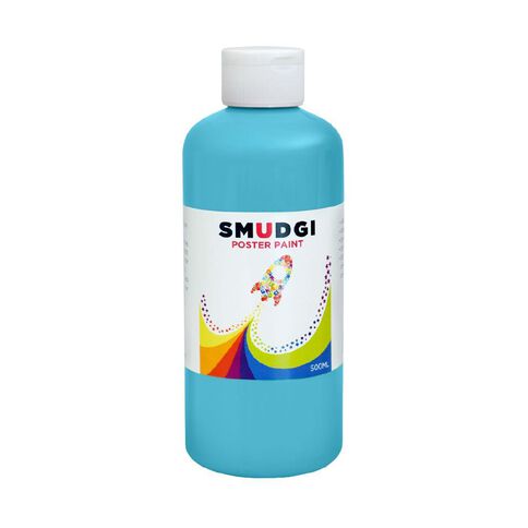 Jasart Smudgi Poster Paint Blue Light 500ml