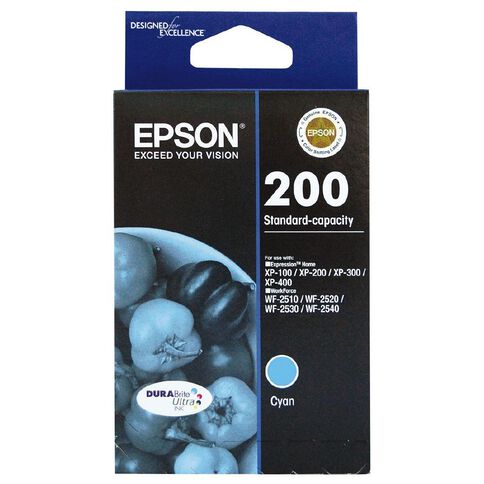 Epson Ink 200 Cyan (165 Pages)