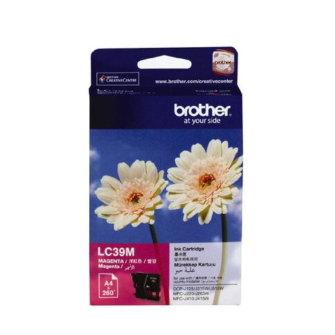 Brother Ink LC39 Magenta (260 Pages)