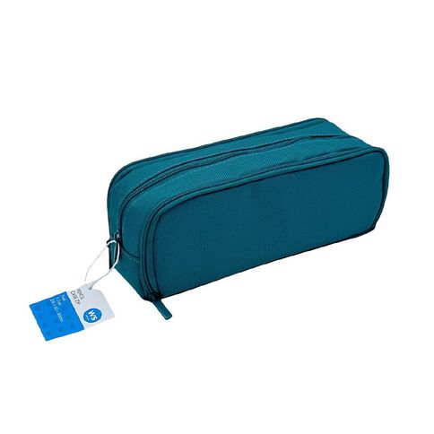WS Ws Pencil Case With 3 Zips Teal