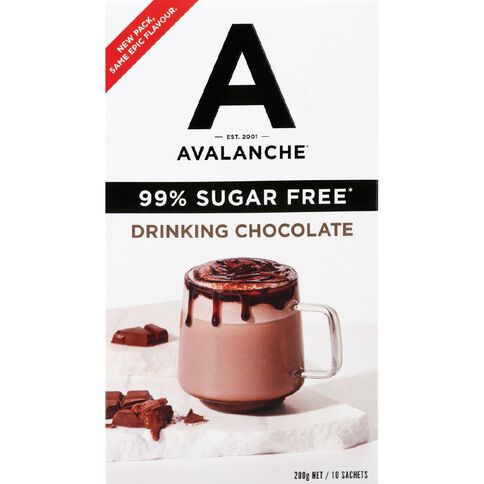Avalanche Avalanche 99% Sugar Free Drinking Chocolate 10 Pack