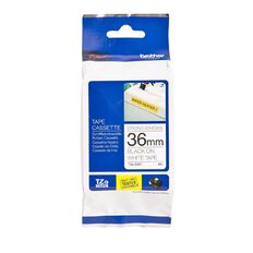 Brother TZeS261 Label Tape Laminated Black On White 36mm