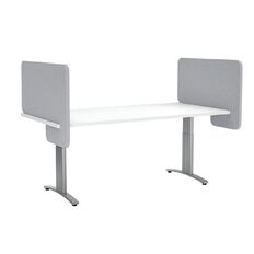 Boyd Visuals Desk Divider Light Grey 540mm x 800mm