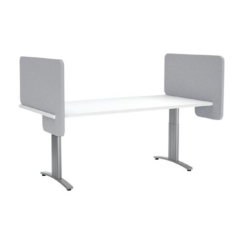 Boyd Visuals Desk Divider Light Grey 540mm x 800mm