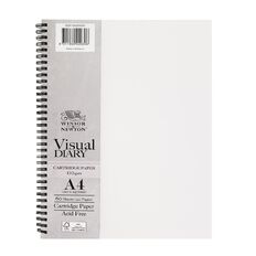 Winsor & Newton Visual Diary 110GSM A4 Clear Cover 60 Sheets
