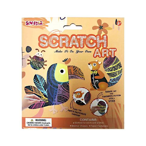 Sew Star Scratch Art Toucan