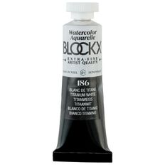 BLOCKX Watercolour Tube 15ml S1 186 Titanium White White