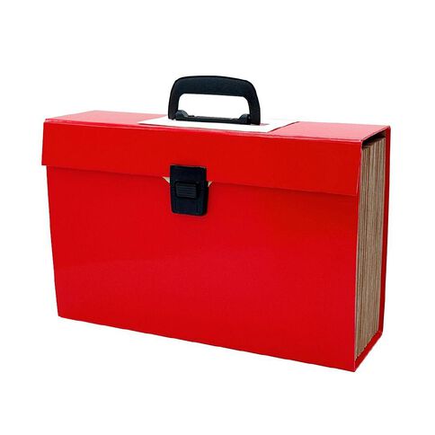 WS Concertina File 19 Pocket Red