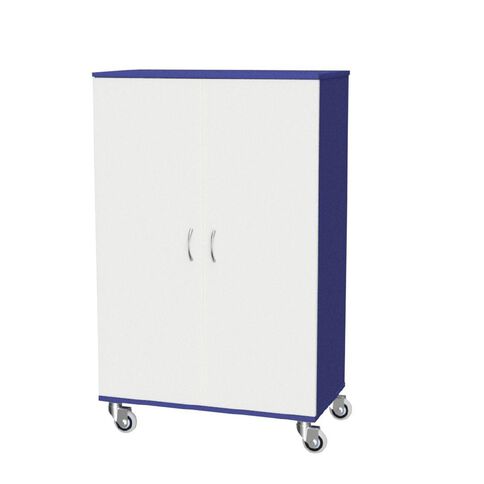 Zealand Cupboard Mobile Blue/White 800mm x 450mm x 1200mm