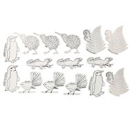Kookie Kiwiana Cut Out Shapes 19 Piece