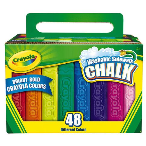 Crayola Washable Sidewalk Chalk 48 Piece