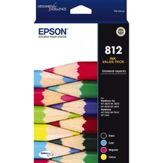 Epson Ink 812 Value 4 Pack (300 Pages)