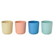 Living & Co Kids Bamboo Mix Tumbler 4 Pack Multi-Coloured 330ml