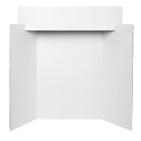 Science Project Board 950mm x 1165mm White