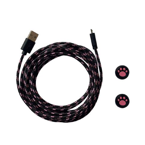 Playmax Pink Taboo PS4 Play and Charge Elite Kit