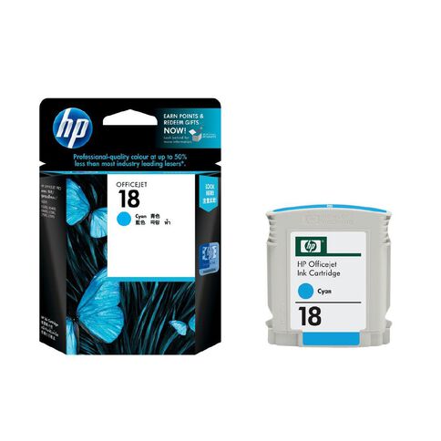 HP 18 Ink Cyan 860 Pages