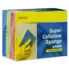 Maxcare Cellulose Sponge 4 Pack