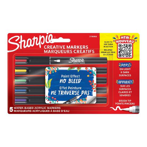 Sharpie Creative Markers Brush 5 Pack