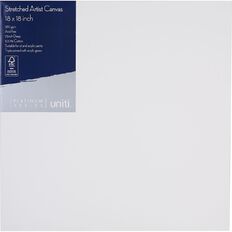 Uniti Plat Canvas 18 Inch x 18 Inch 380gsm
