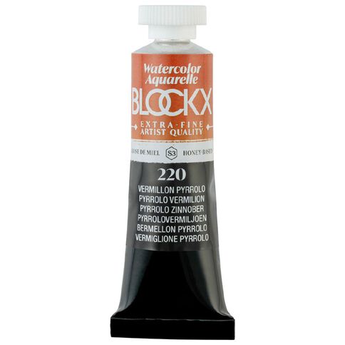 BLOCKX Watercolour Tube 15ml S3 220 Pyrrolo Vermilion
