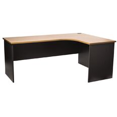 Firstline Workstation 1800 x 1200 RH Beech/Ironstone