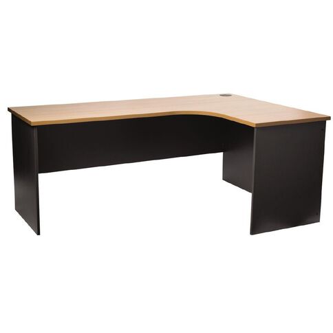 Firstline Workstation 1800 x 1200 RH Beech/Ironstone