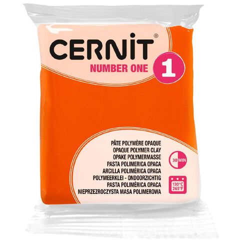 Cernit Polymer Clay No1 56g Orange