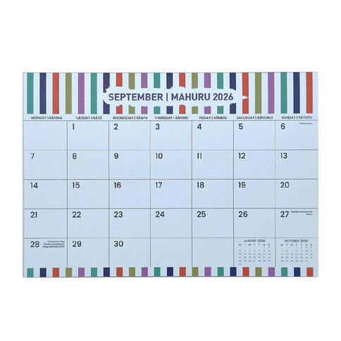 WS 2026 Monthly Planner Magnetic Multi-Coloured