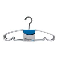 Living & Co PVC Coated Wire Coat Hangers White 8 Pack