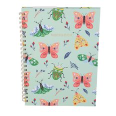 Uniti Little Things Spiral Notebook All Over Print Butterfly A4