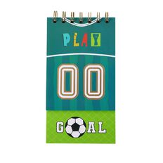 Kookie Football Notebook Note Pad Goal