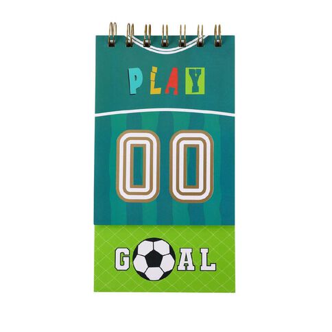 Kookie Football Notebook Note Pad Goal