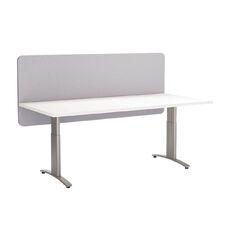 Boyd Visuals Desk Screen Modesty Panel Light Grey 1200mm