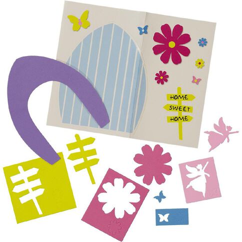 Kookie Make Your Own Fairy Door Sticker Sheet