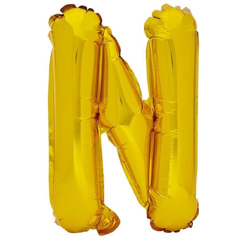 Artwrap Foil Balloon N Gold 35cm