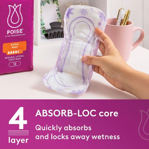 Poise Regular Pads 16 Pack