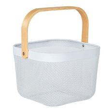Living & Co Mesh Basket White
