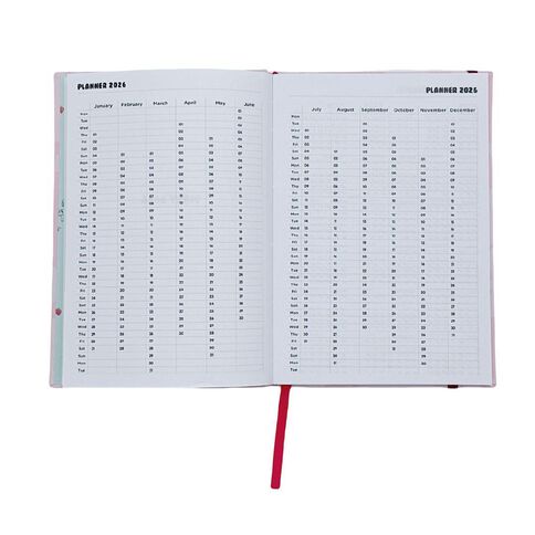 Winnie the Pooh 2026 Week To Date Diary Pink A5