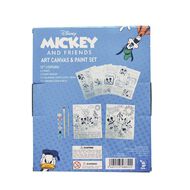 Mickey Mouse and Friends Art Canvas Paint Set