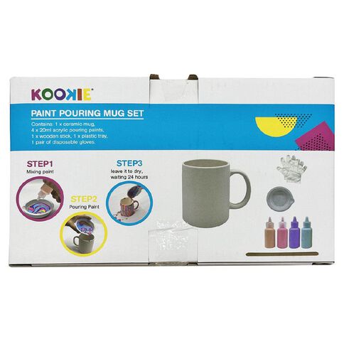 Kookie Paint Pouring Mug Color Box
