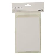 Uniti Mini Cards & Envelopes Ivory 50 Pack Ivory