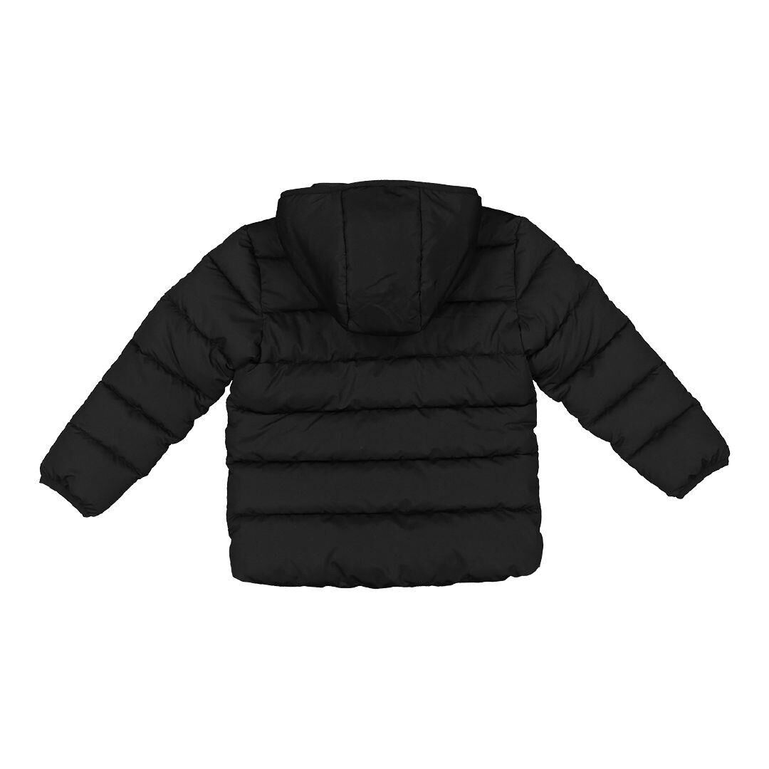 Plain black shop puffer jacket