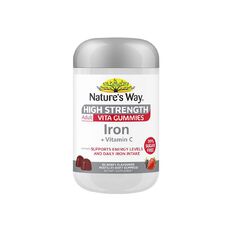 Nature's Way High Strength Adult Vita Gummies Iron 65s