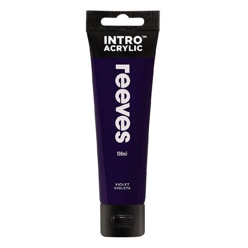 Reeves Intro Acrylic Paint Violet 100ml